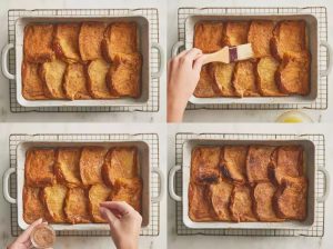 French Toast with Cinnamon Sauce